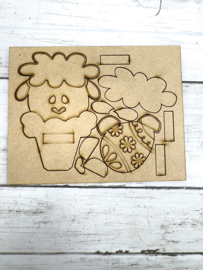 Easter Lamb with Egg Hugger Kit