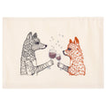 Embroidered Card (Raise a Glass)