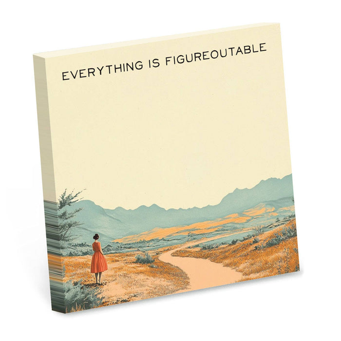 Everything is Figureoutable | Funny Sticky Notes