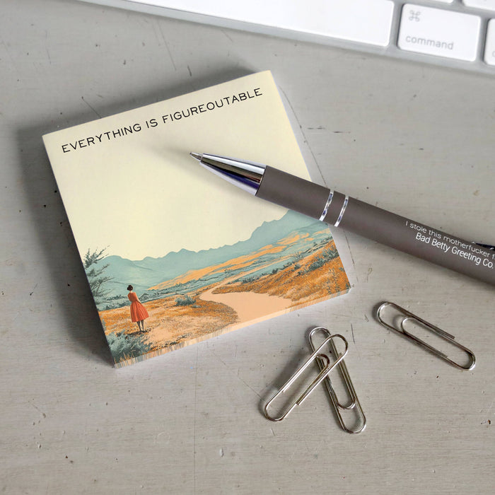 Everything is Figureoutable | Funny Sticky Notes