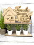 Family Makes This House Shelf Sitter DIY Kit