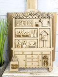 Fancy Mini Birdhouse Hutch DIY Craft Kit