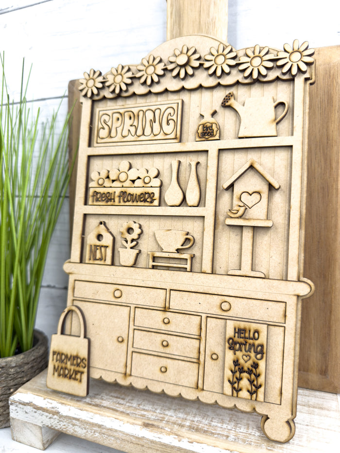 Fancy Mini Birdhouse Hutch DIY Craft Kit