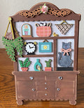 Fancy Mini Cat Lovers Hutch DIY Craft Kit