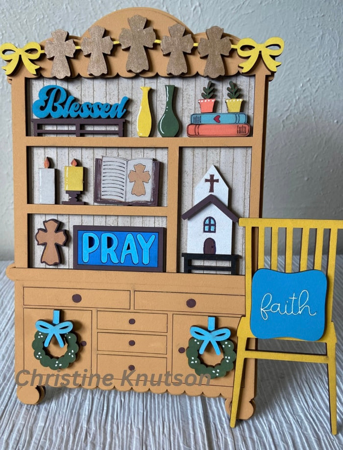 Fancy Mini Faith Hutch DIY Craft Kit