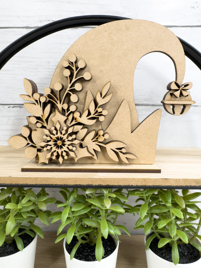 Flourish Elf Hat Shelf Sitter DIY Kit