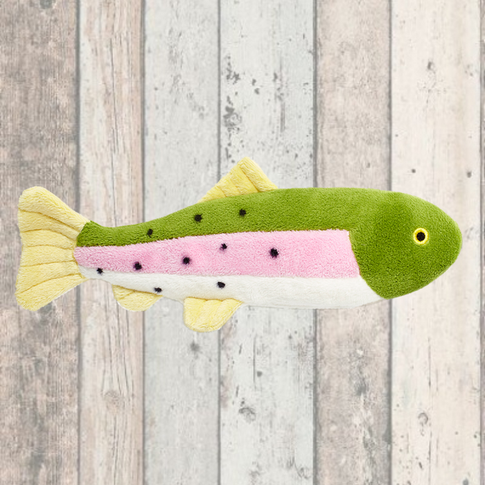 Burt Lake Trout Fluff and Tuff Dog Toy
