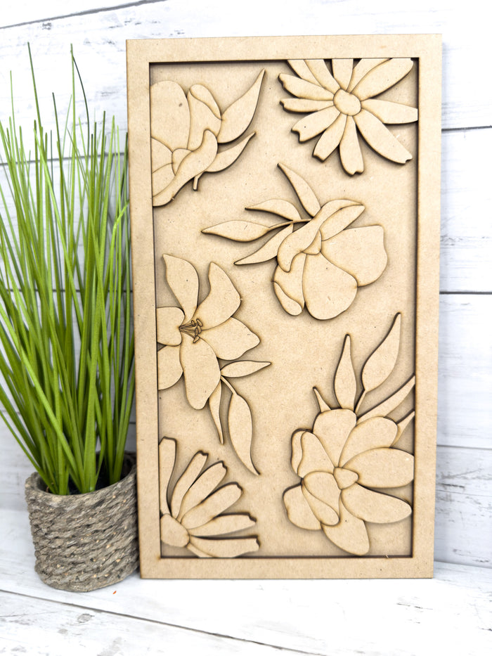 Framed Floral Picture DIY Kit