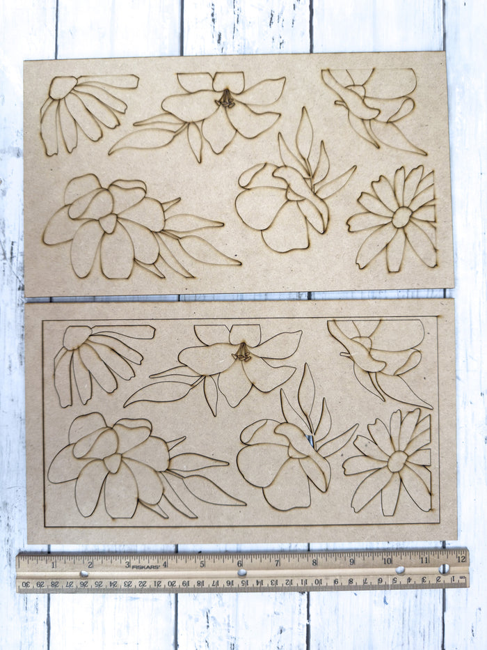 Framed Floral Picture DIY Kit