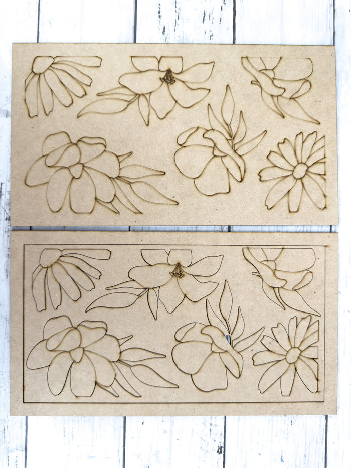 Framed Floral Picture DIY Kit