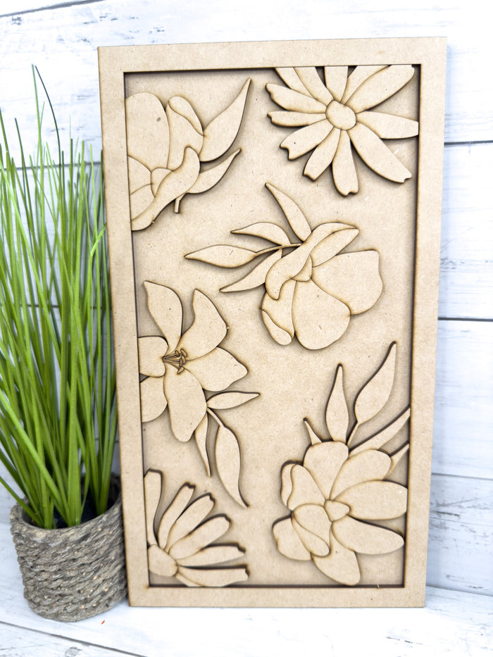Framed Floral Picture DIY Kit