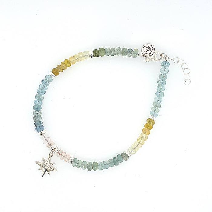 Gemstone Compass Rose Bracelet