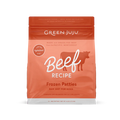 Green Juju Beef Recipe Frozen Patties & Sliders for Dogs