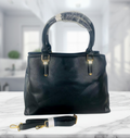 H1514 - Simple Black Fashion Handbag