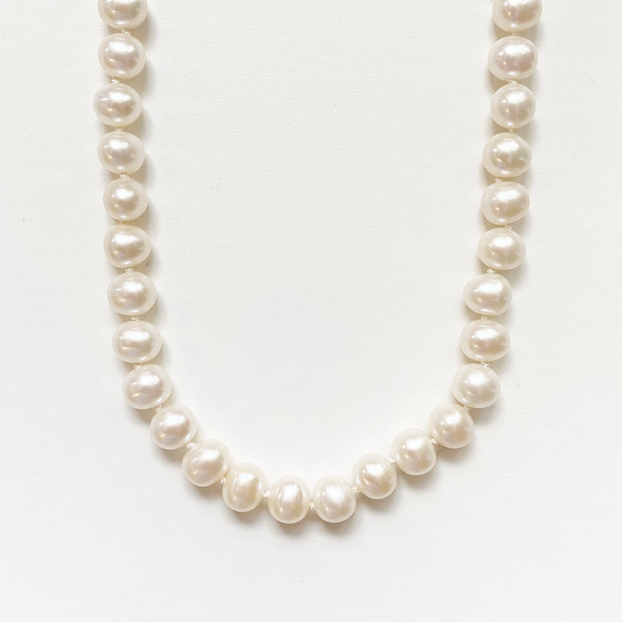 Hand-Knotted Pearl Necklace