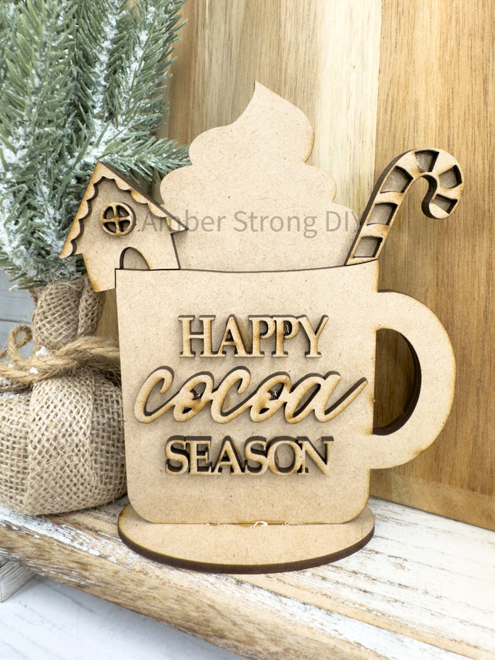Happy Cocoa Season Mug DIY Craft Kit