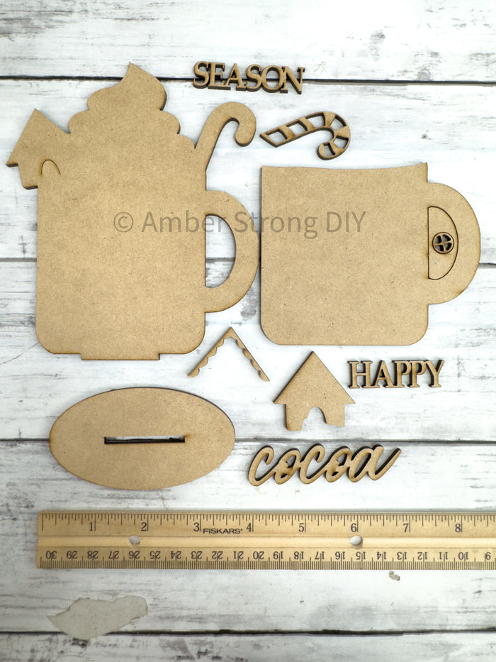 Happy Cocoa Season Mug DIY Craft Kit