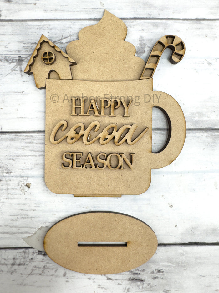 Happy Cocoa Season Mug DIY Craft Kit