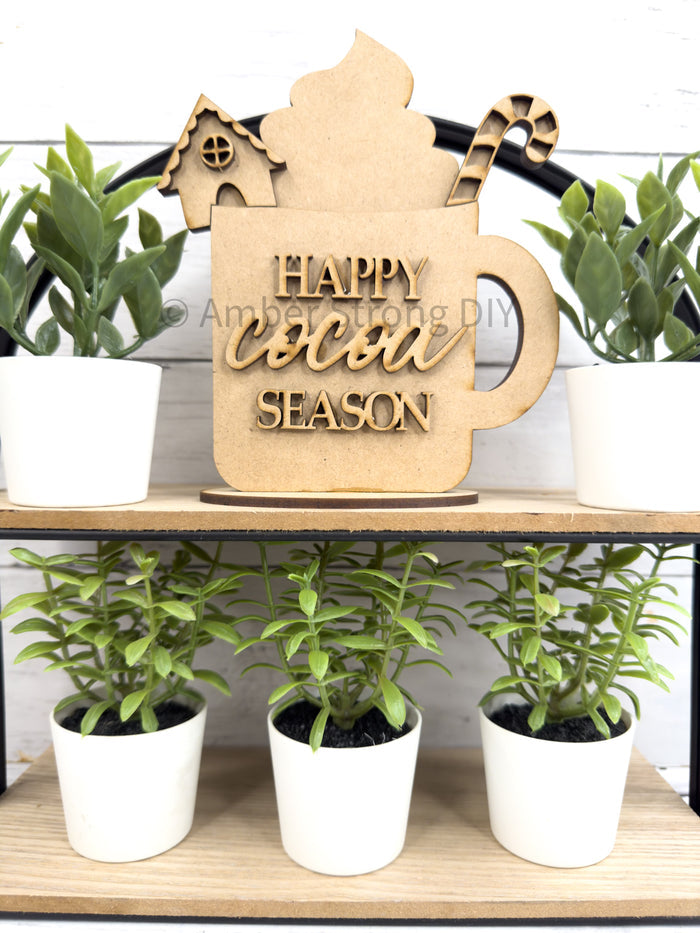 Happy Cocoa Season Mug DIY Craft Kit