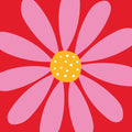 Happy Flower, red • Lunch Napkin