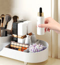HD637 - Makeup Organiser Black Rotating Makeup Organiser