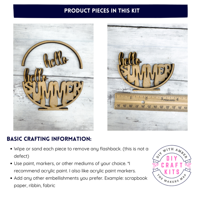 Hello Summer Add on Insert