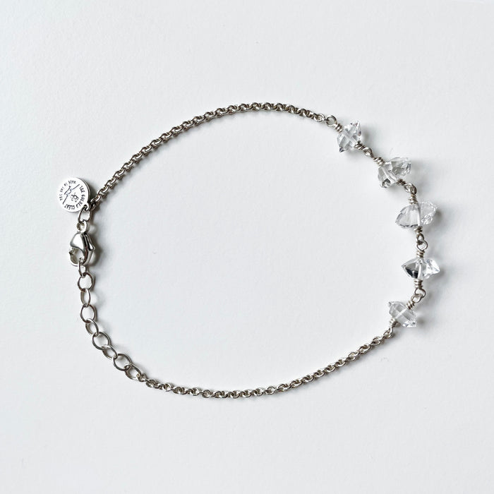 Herkimer Diamond Multistone Bracelet