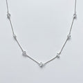 Herkimer Diamond Station Necklace