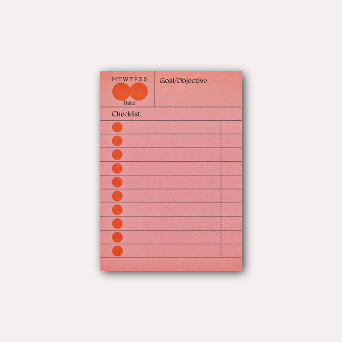 Hinoki Habit Checklist Sticky Notes