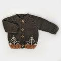 Huggalugs - Forest Loden Cardigan Sweater Baby & Toddler: 6-12 months