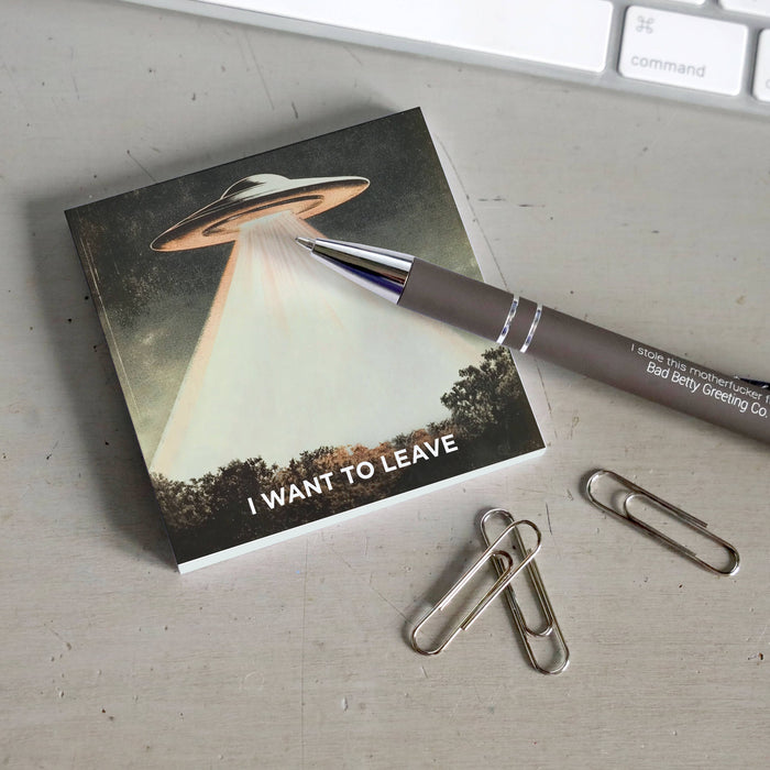 I Want to Leave | Funny Sticky Notes