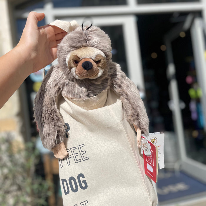 sloth dog toy