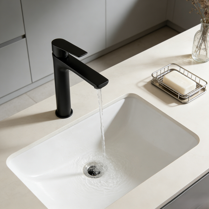 Kitchen Round Tall Basin Mixer Tap 6.5L/Min