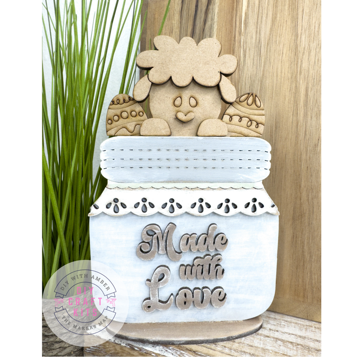 Lamb with Eggs Lantern Add on Insert