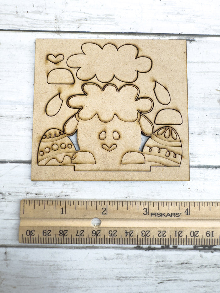 Lamb with Eggs Lantern Add on Insert