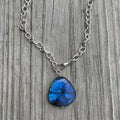 Large Chunky Labradorite Pendant