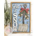 Let it Snow Framed Sign DIY Craft Kit