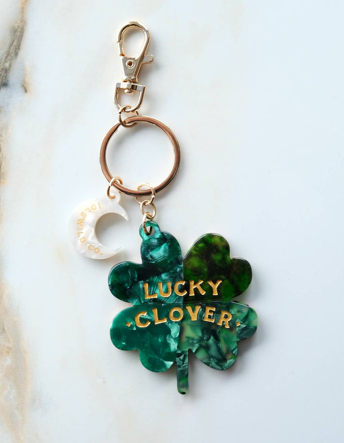 Lucky Bag Charm | Four Leaf Clover