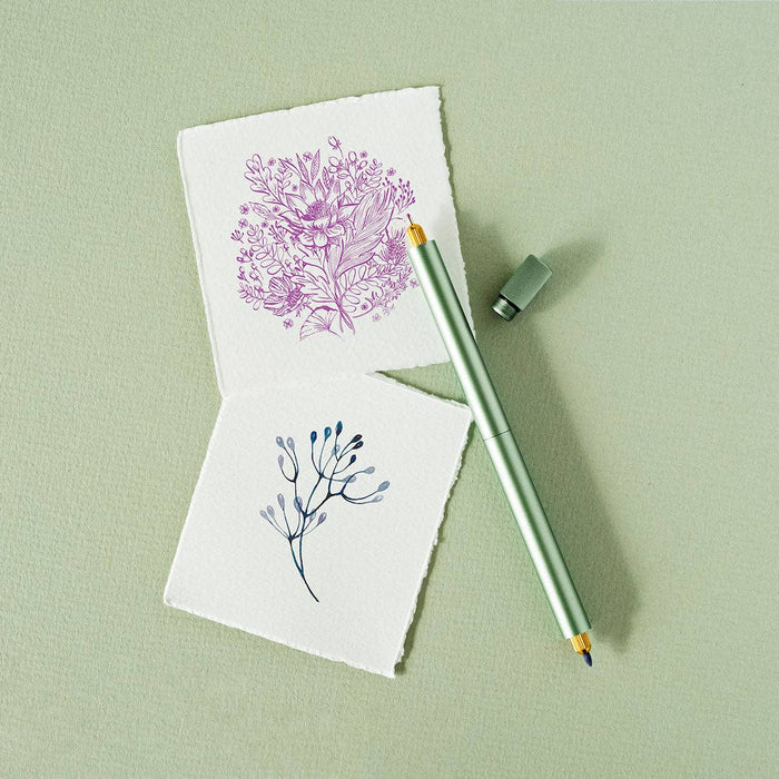 Lumos Pro Single | Refillable Multi-Tip Pen | Sage