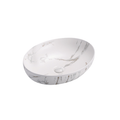 Matte White Carrara With Gold Vein Basin 520*400*135mm
