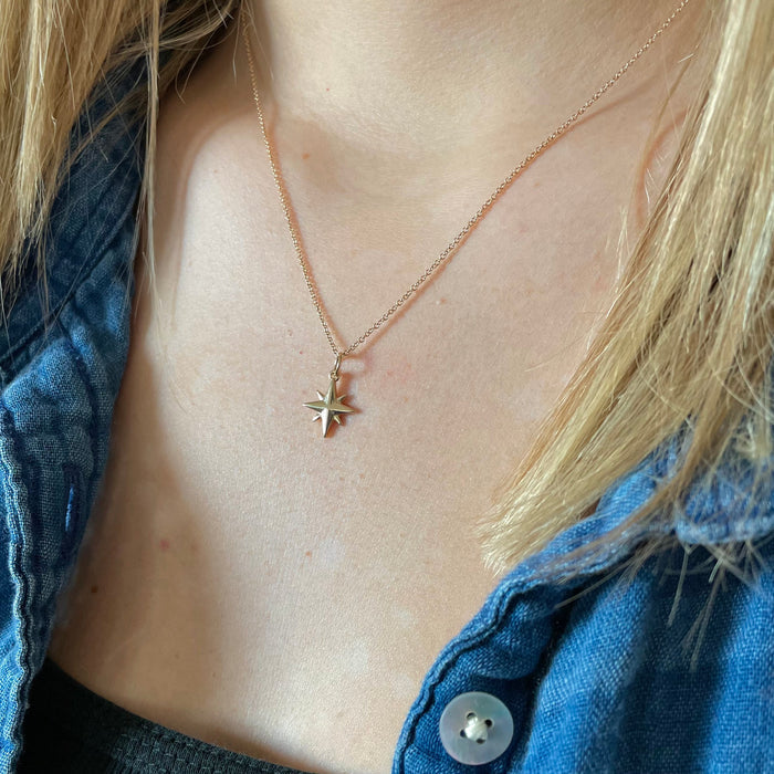 Medium Compass Rose Charm