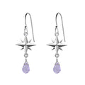 Medium Compass Rose Gemstone Earrings