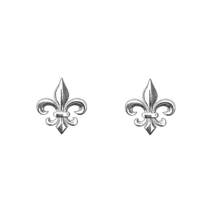 Medium Fleur de Lis Stud Earrings