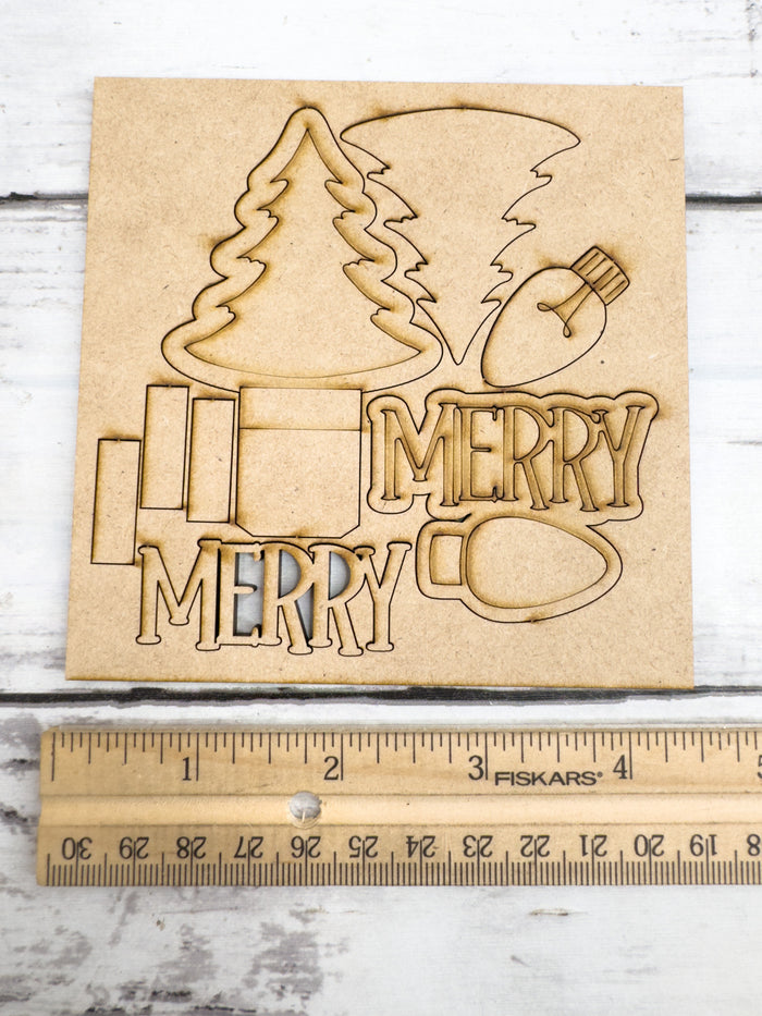 Merry Christmas Tree Hugger Kit