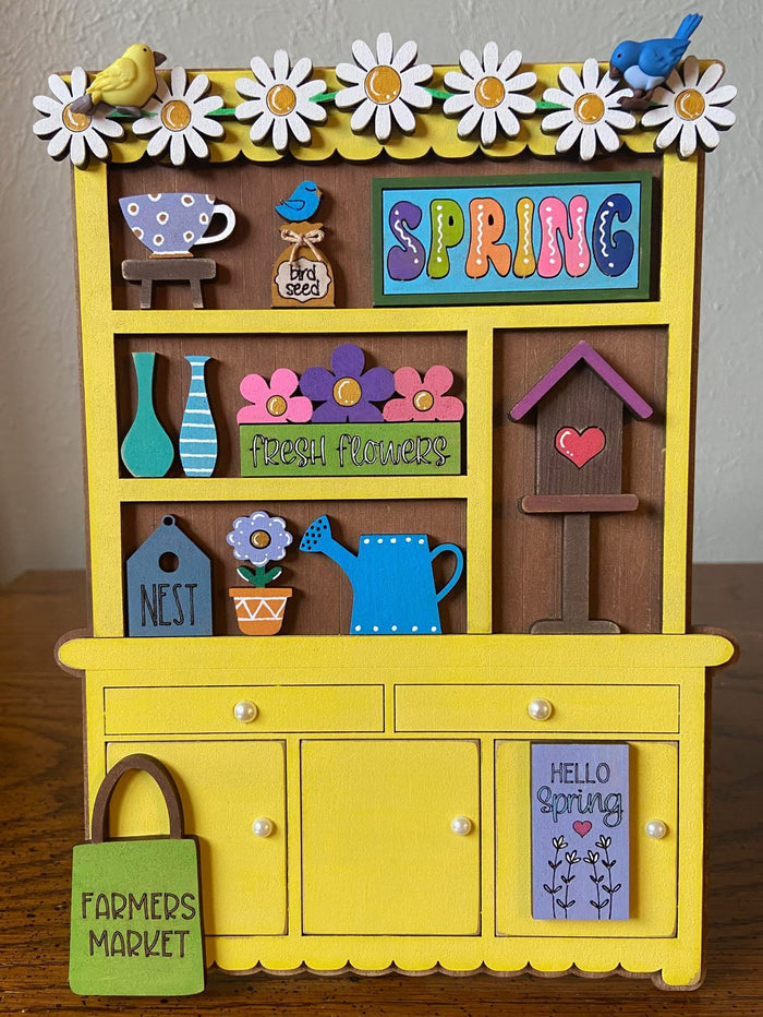 Mini Birdhouse Hutch DIY Craft Kit