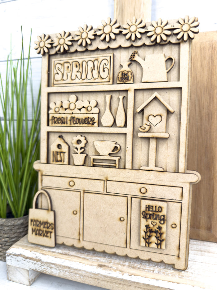 Mini Birdhouse Hutch DIY Craft Kit