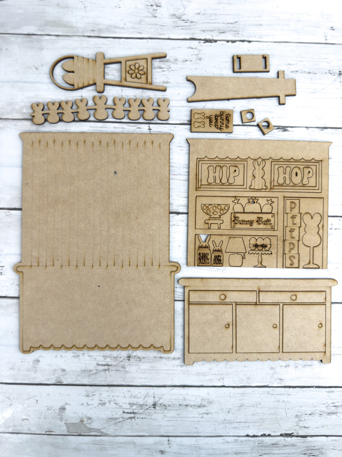 Mini Bunny Hutch DIY Craft Kit