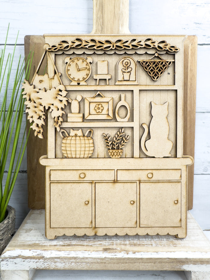 Mini Cat Lovers Hutch DIY Craft Kit