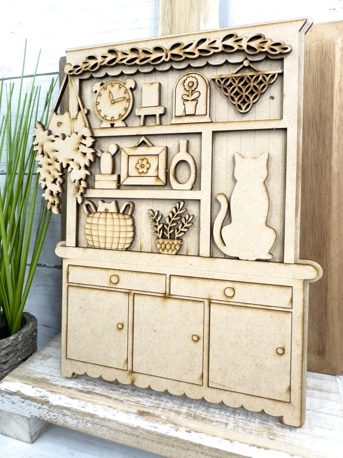 Mini Cat Lovers Hutch DIY Craft Kit