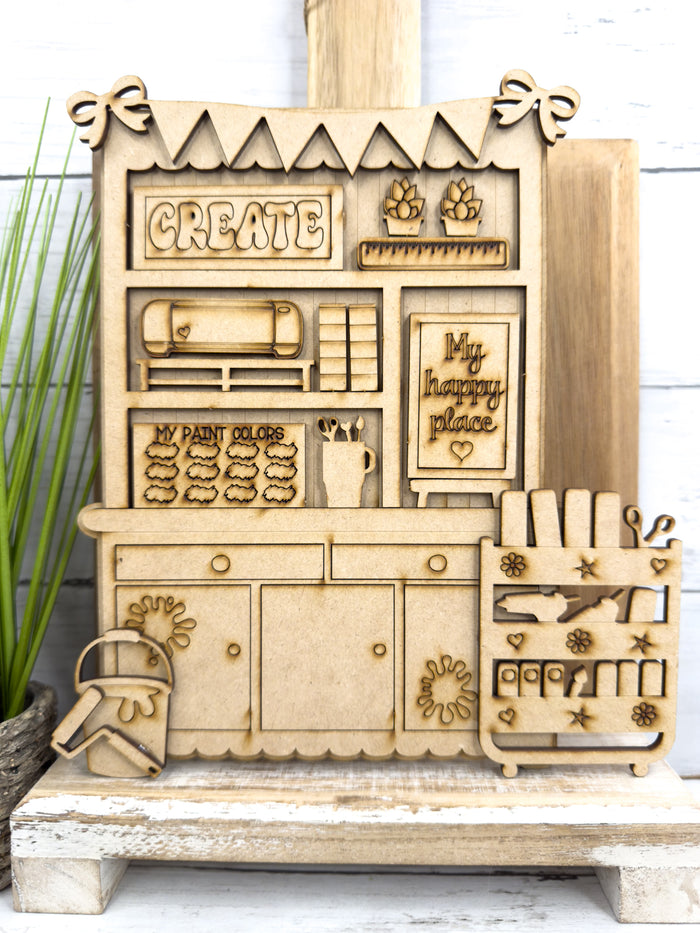 Mini Crafter Hutch DIY Craft Kit